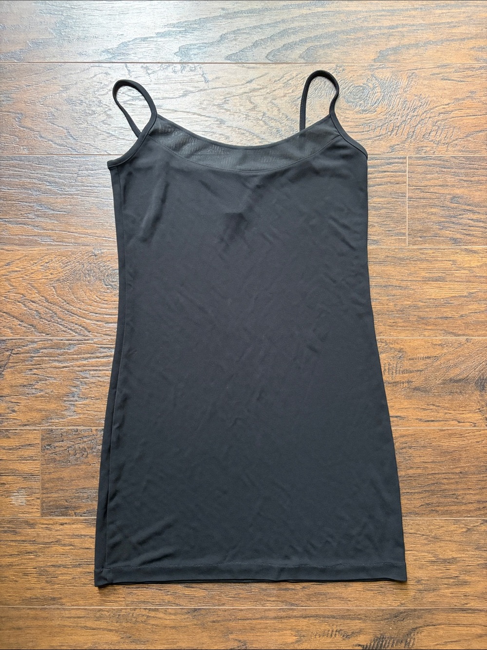 DKNY Petite Black Slip Camisole Dress